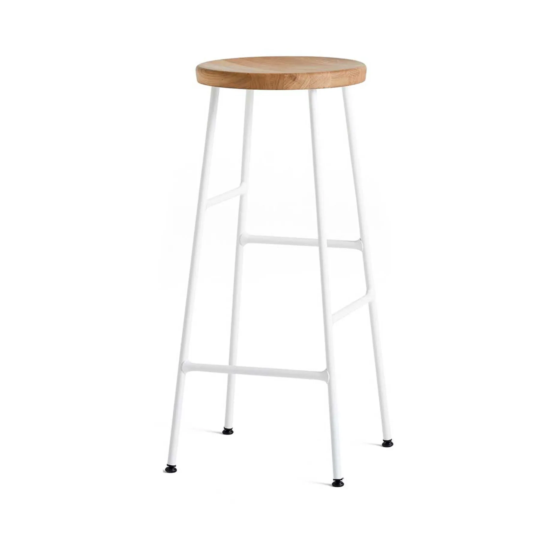 Cornet rund barstol 75 cm, Oiled oak-cream white HAY