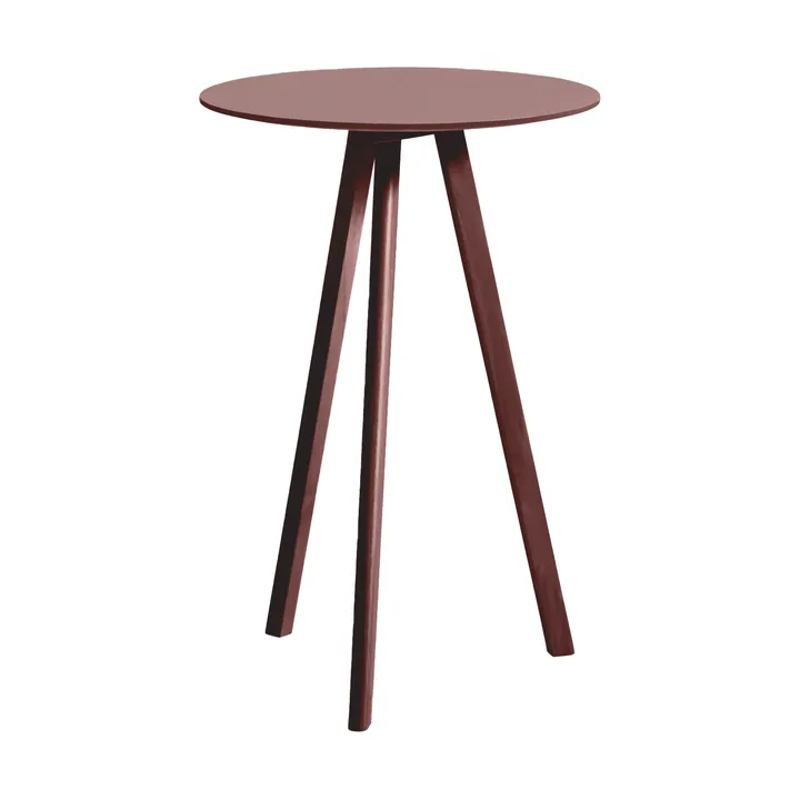 CPH20 2.0 barbord Ø70 cm - Burgundy linoleum-Bordeaux - HAY