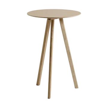 CPH20 2.0 barbord Ø70 cm - Lacquered oak-oak veneer - HAY