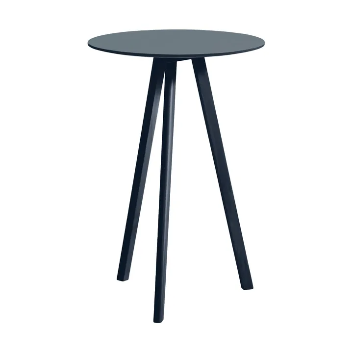 CPH20 2.0 barbord Ø70 cm - Smokey blue linoleum-Deep blue - HAY