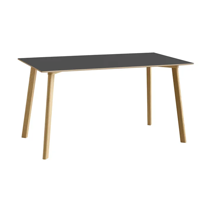 CPH210 Deux 2.0 bord 75x140 cm - Stone grey-lacquered oak - HAY