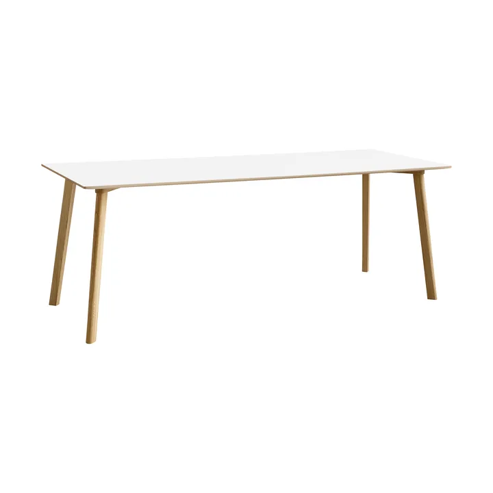 CPH210 Deux 2.0 bord 75x200 cm - Pearl white-lacquered oak - HAY
