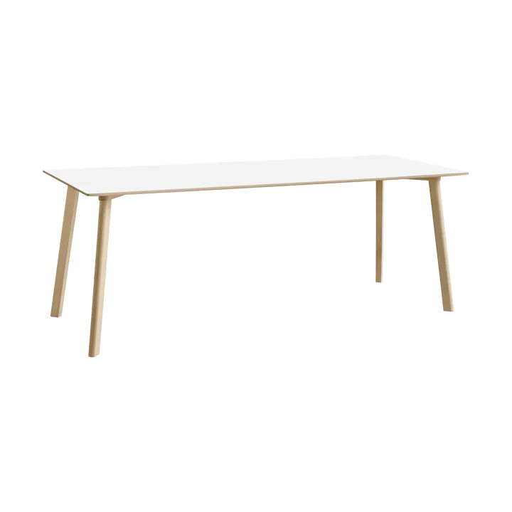 CPH210 Deux 2.0 bord 75x200 cm - Pearl white-untreated beech - HAY