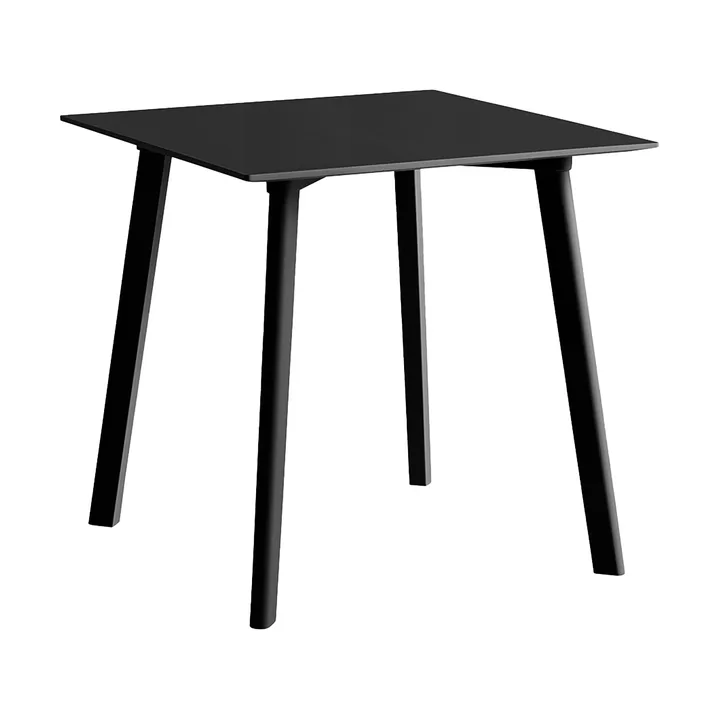 CPH210 Deux 2.0 bord 75x75 cm - Black water based-beech - HAY