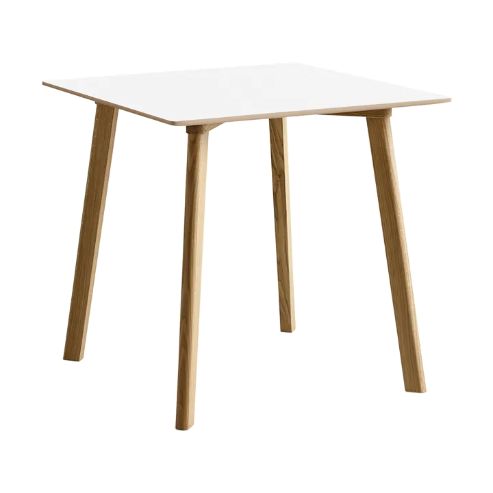 CPH210 Deux 2.0 bord 75x75 cm - Pearl white-lacquered oak - HAY