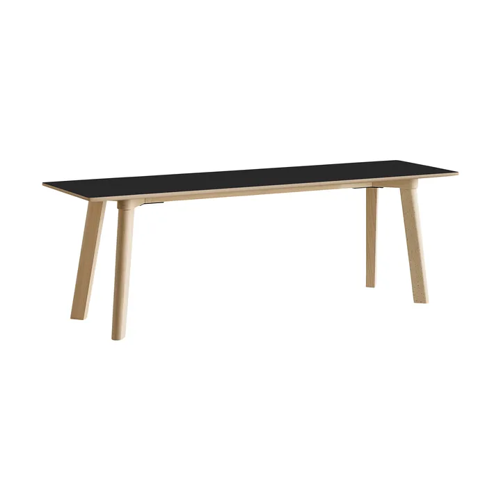 CPH215 Deux 2.0 bænk 140 cm - Black laminate-untreated beech - HAY