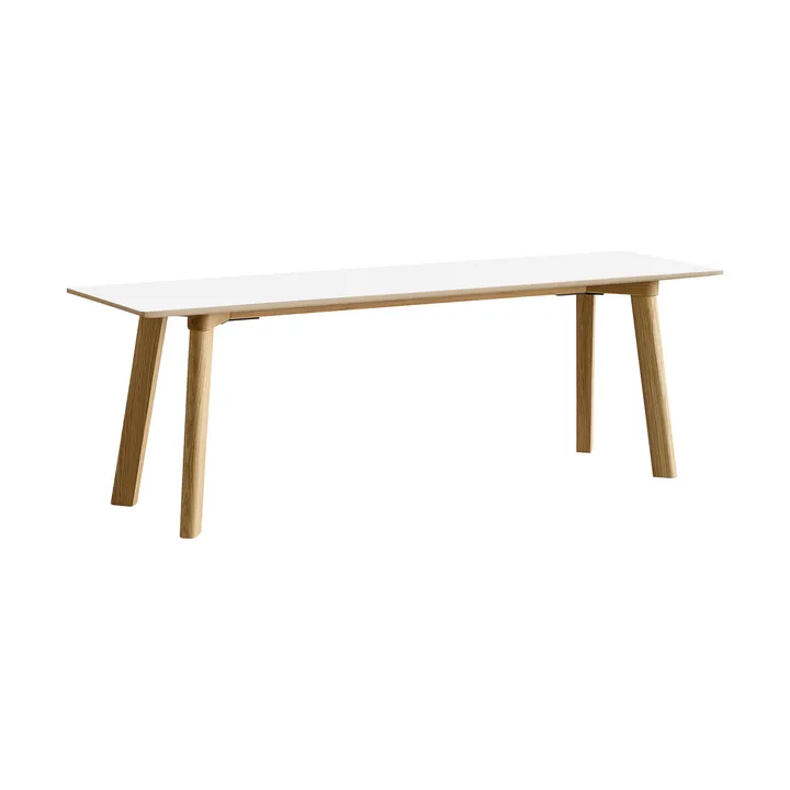 CPH215 Deux 2.0 bænk 140 cm - Pearl white-lacquered oak - HAY