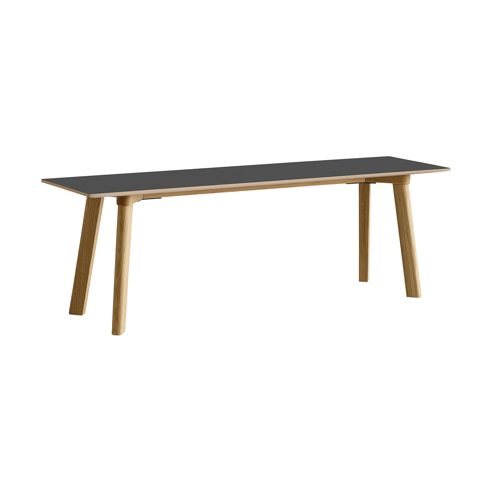 CPH215 Deux 2.0 bænk 140 cm, Stone grey-lacquered oak HAY