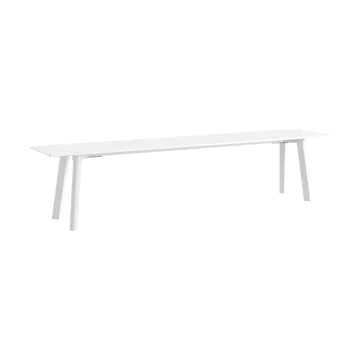 CPH215 Deux 2.0 bænk 200 cm - Pearl white-lacquered beech - HAY