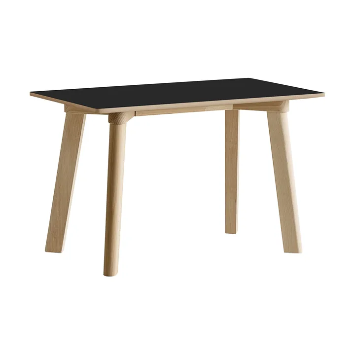 CPH215 Deux 2.0 bænk 75 cm - Black laminate-untreated beech - HAY
