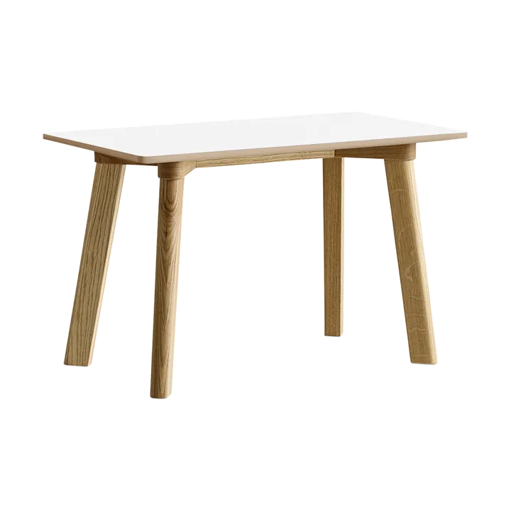 CPH215 Deux 2.0 bænk 75 cm - Pearl white-lacquered oak - HAY