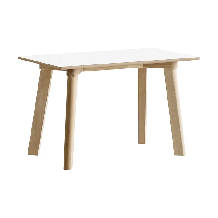 CPH215 Deux 2.0 bænk 75 cm - Pearl white-untreated beech - HAY