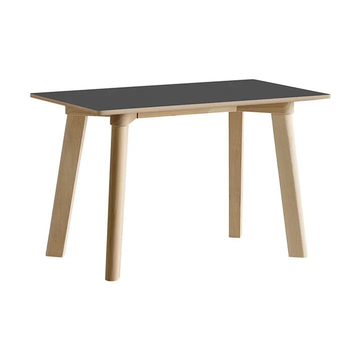 CPH215 Deux 2.0 bænk 75 cm - Stone grey-untreated beech - HAY