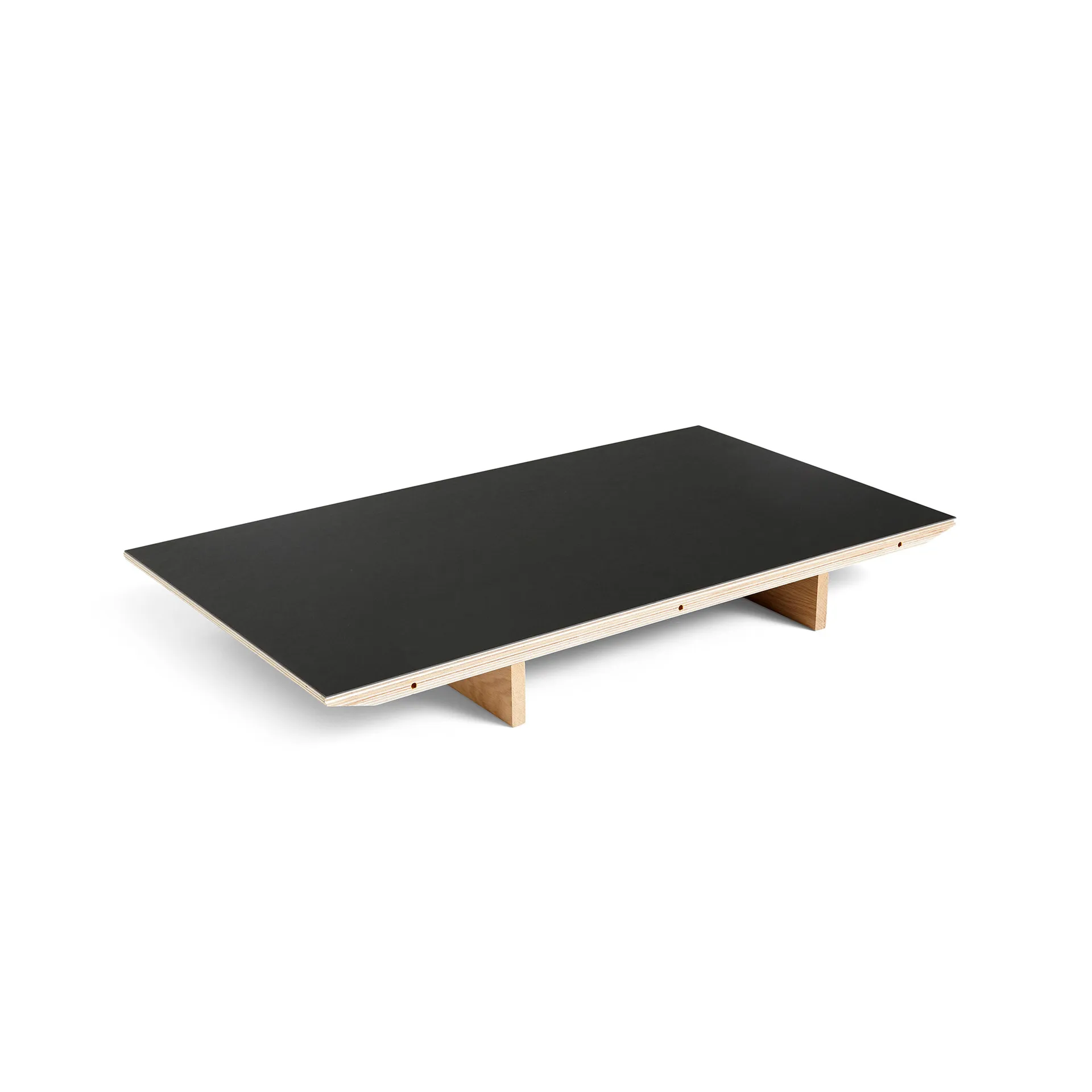 CPH30 2.0 Extendable Leaf til spisebord 50x80 cm, Black linoleum-lacquered oak HAY