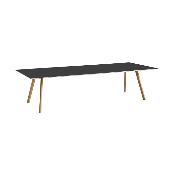 CPH30 2.0 spisebord 90x300 cm - Black linoleum-lacquered oak - HAY