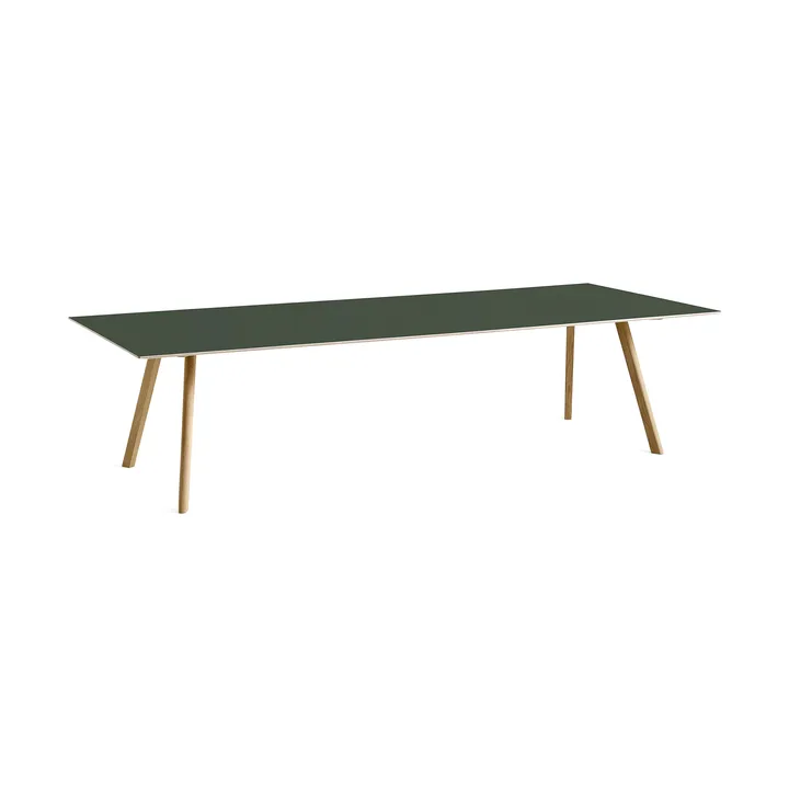 CPH30 2.0 spisebord 90x300 cm - Green linoleum-lacquered oak - HAY