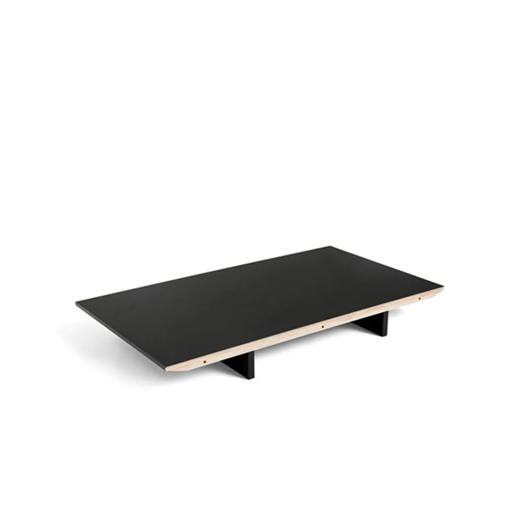 CPH30 Extendable tillægsplade, Black linoleum-80 cm-eg ram svart HAY