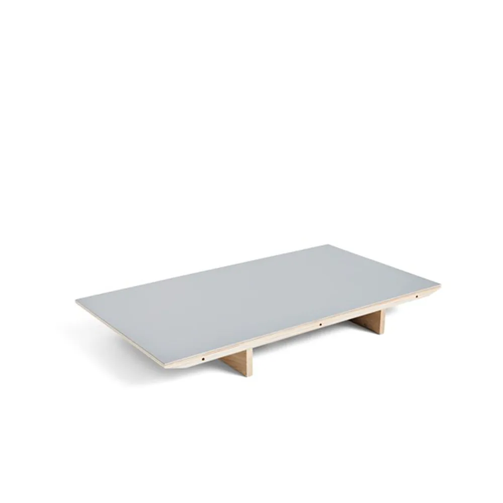 CPH30 Extendable tillægsplade, Grey linoleum-90 cm-eg ram HAY