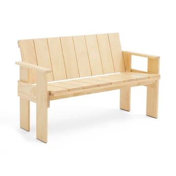Crate Dining Bench bænk lakeret fyrretræ - Klar - HAY