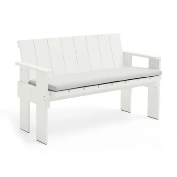 Crate Dining Bench bænk lakeret fyrretræ - White - HAY