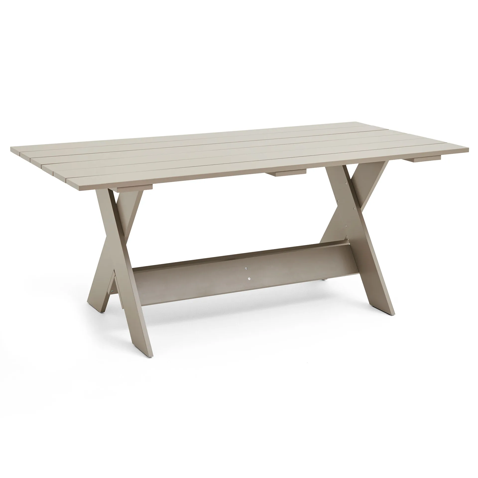 Crate Dining Table bord 180×89,5 cm lakeret fyrretræ, London fog HAY