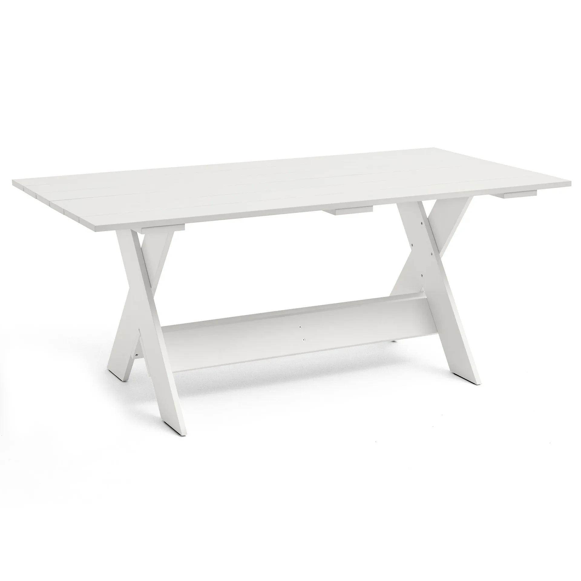 Crate Dining Table bord 180×89,5 cm lakeret fyrretræ, White HAY