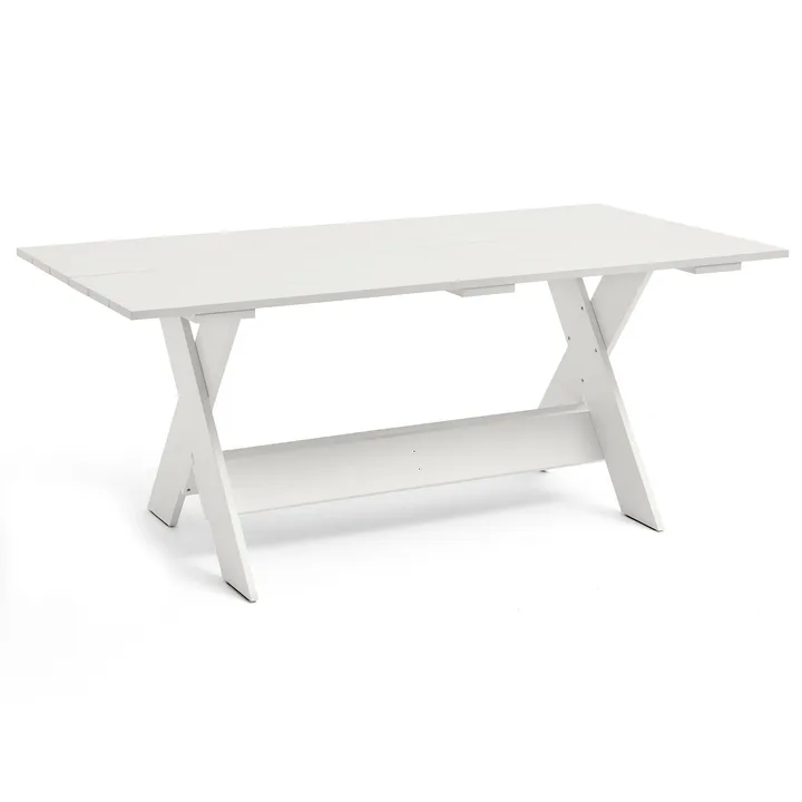 Crate Dining Table bord 180×89,5 cm lakeret fyrretræ - White - HAY
