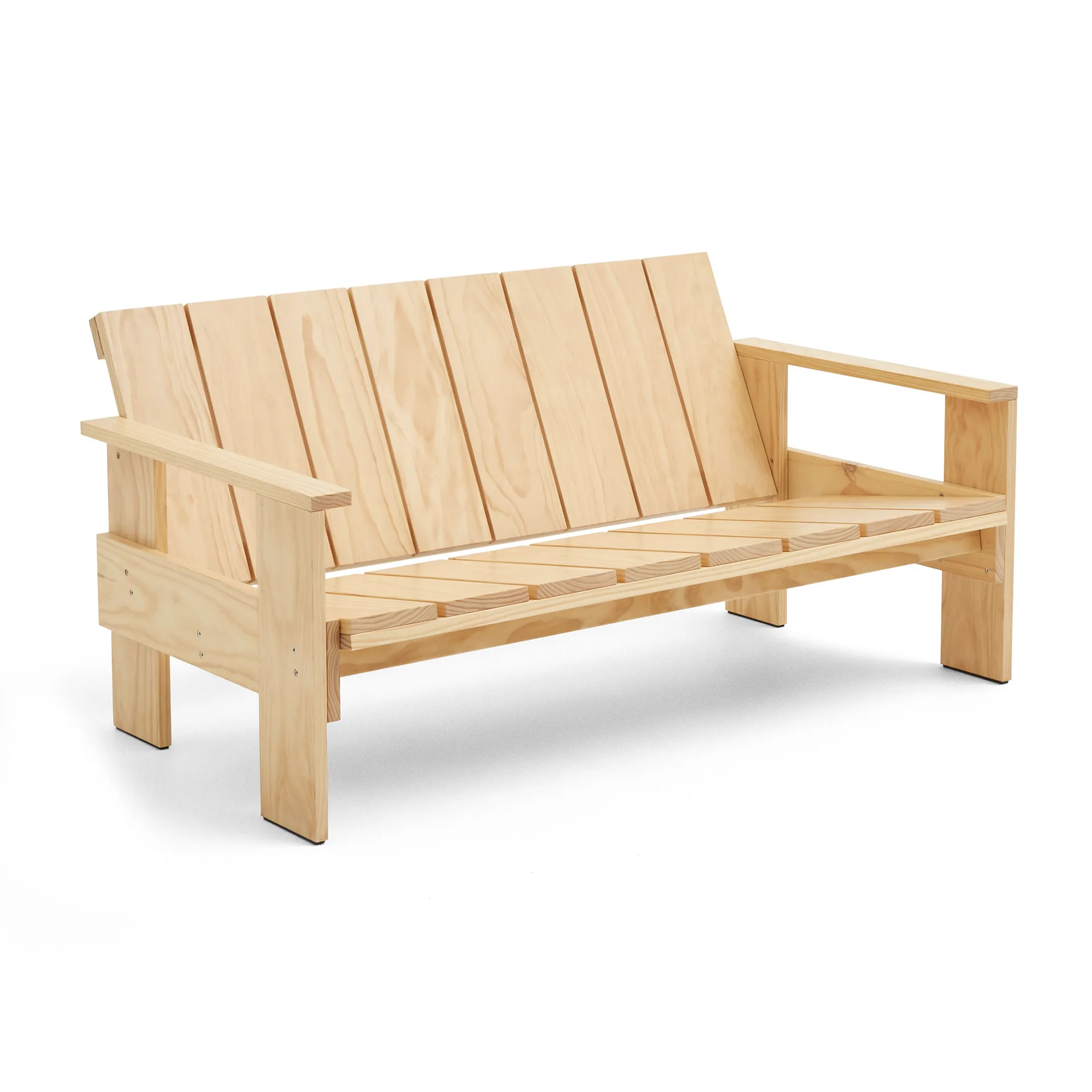 Crate Lounge sofa lakeret fyrretræ, Klar HAY