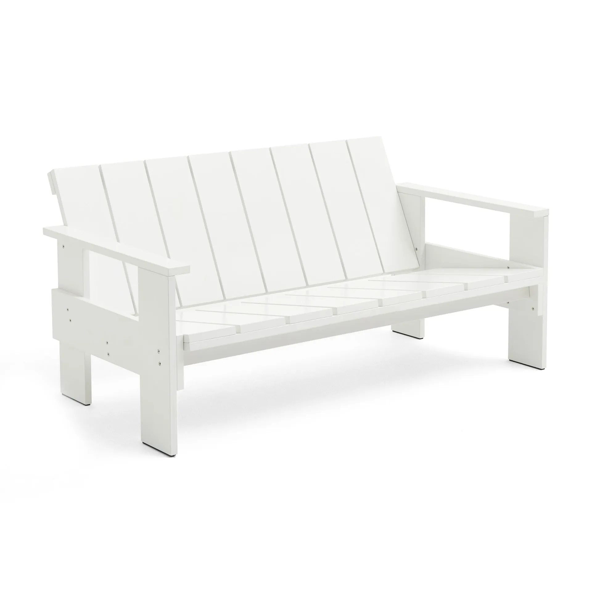 Crate Lounge sofa lakeret fyrretræ, White HAY