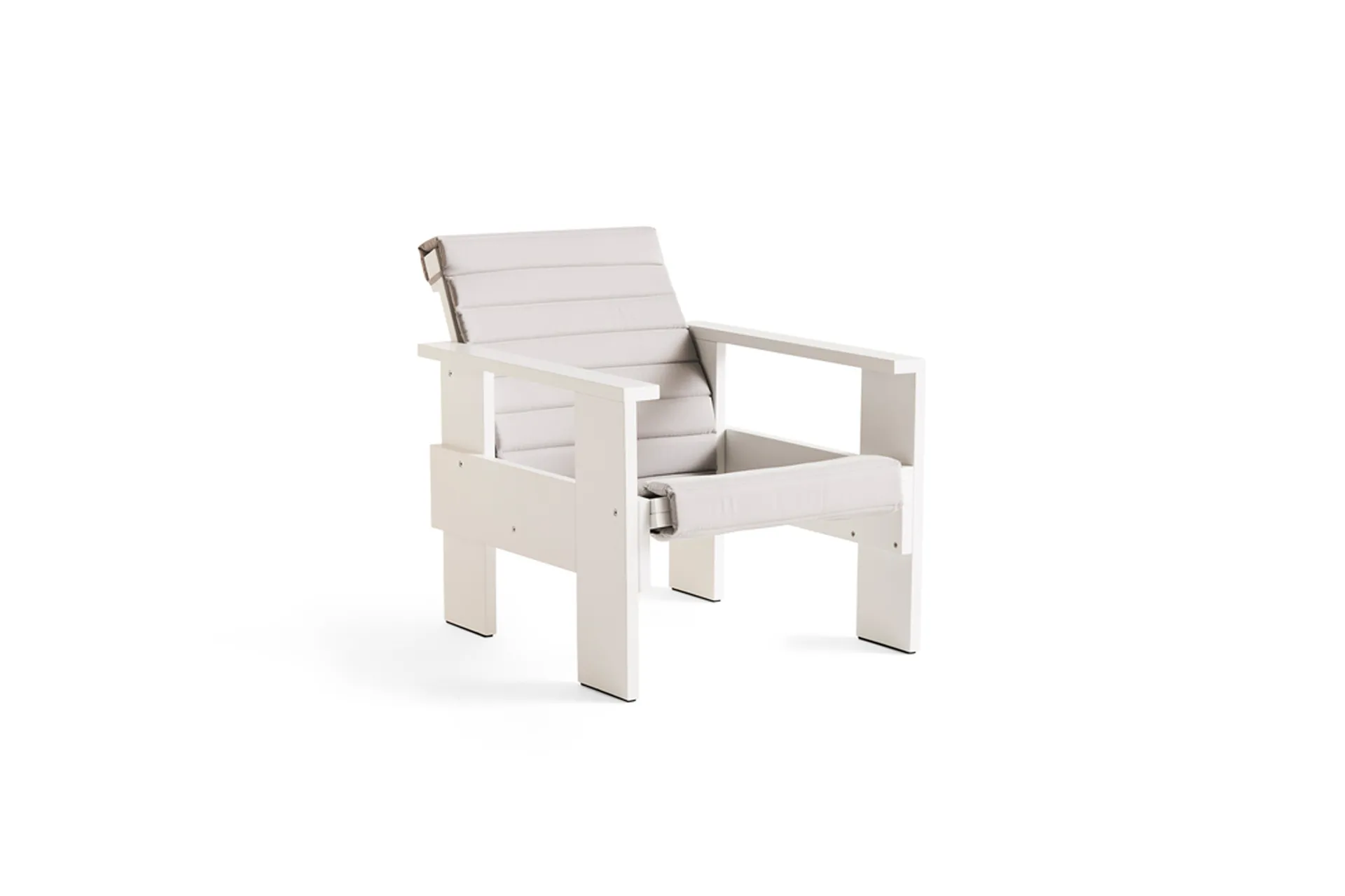 Crate loungestol lakeret fyrretræ, White HAY