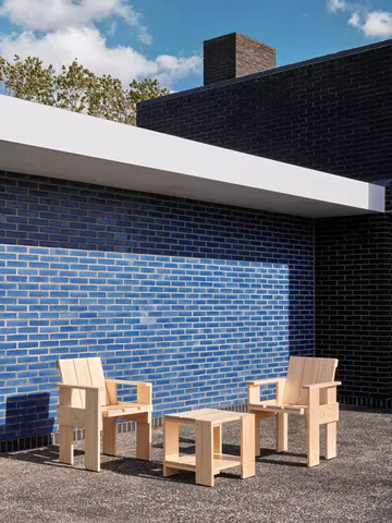 Crate Side Table bord 49,5x49,5x45 cm lakeret fyrretræ - Water-based lacquered pinewood - HAY