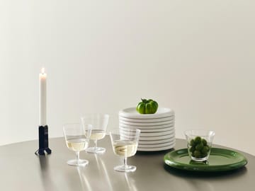 Curve Stem drikkeglas 2-pak - Clear - HAY