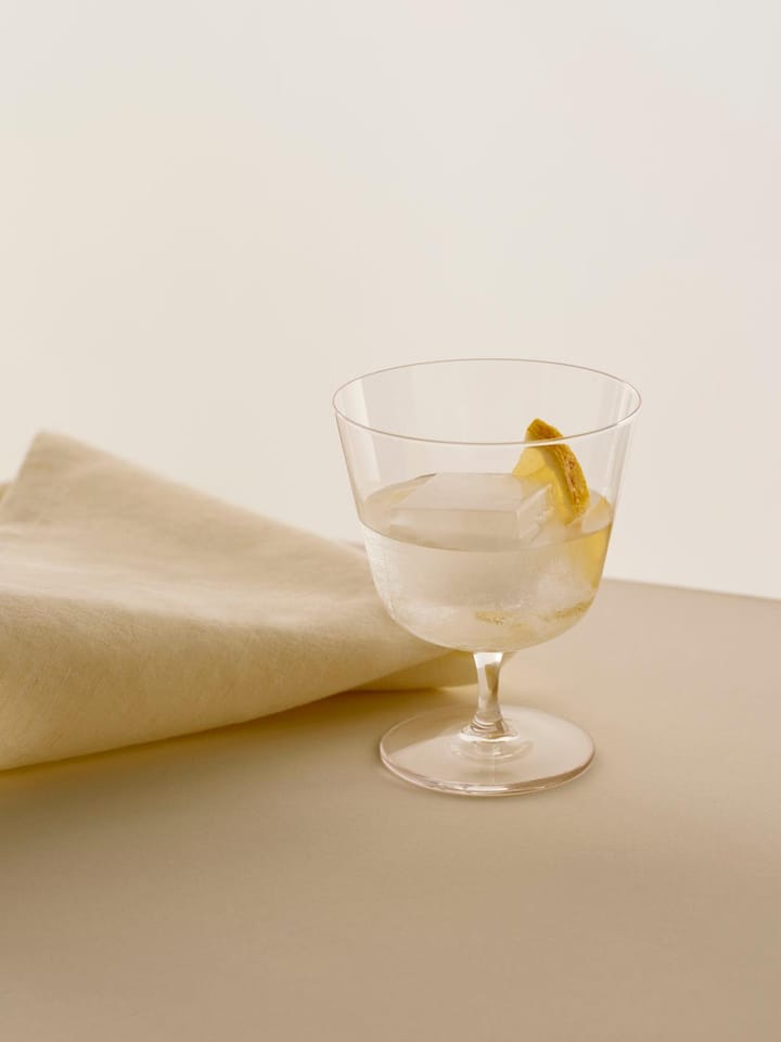 Curve Stem drikkeglas 2-pak, Clear HAY