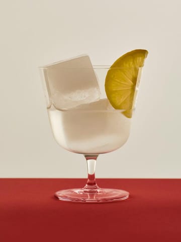 Curve Stem drikkeglas 2-pak - Clear - HAY