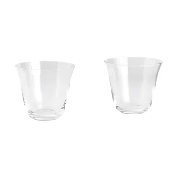 Curve Tumbler drikkeglas 2-pak - Clear - HAY