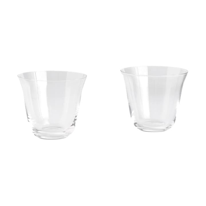 Curve Tumbler drikkeglas 2-pak - Clear - HAY