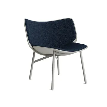 Dapper loungestol - Flamiber J4 dark blue-dusty grey eg-grå stel - HAY