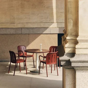 Deville karmstol - Iron red - HAY