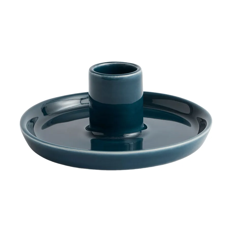 Disc lysestage, Dark teal, small, Ø10x4,8 cm HAY