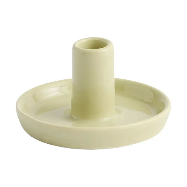 Disc lysestage, Soft pistacchio, Ø7x4 cm HAY