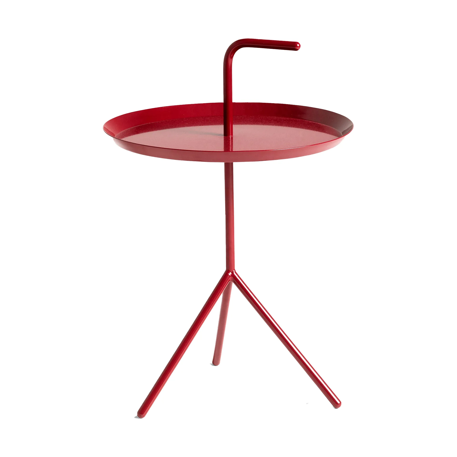 DLM sidebord Ø38 cm, Cherry red high gloss HAY