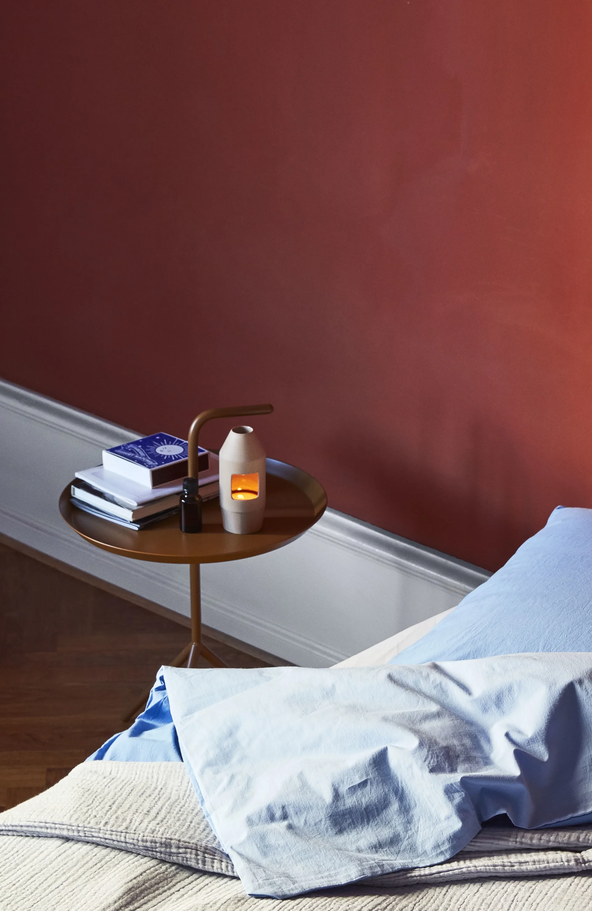 DLM sidebord Ø38 cm, Toffee HAY