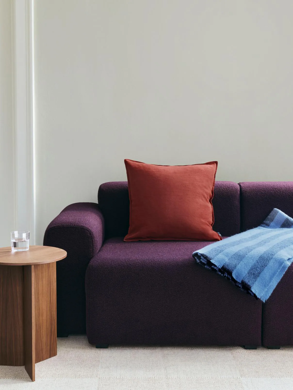 Duo plaid 130x180 cm, Sky blue HAY