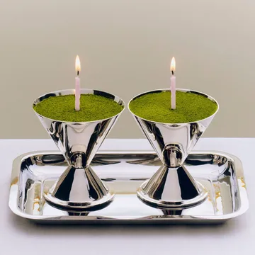 Essential Steel glasskål - Rustfrit stål, 10,5xØ10 cm - HAY