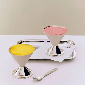 Essential Steel glasskål - Rustfrit stål, 10,5xØ10 cm - HAY
