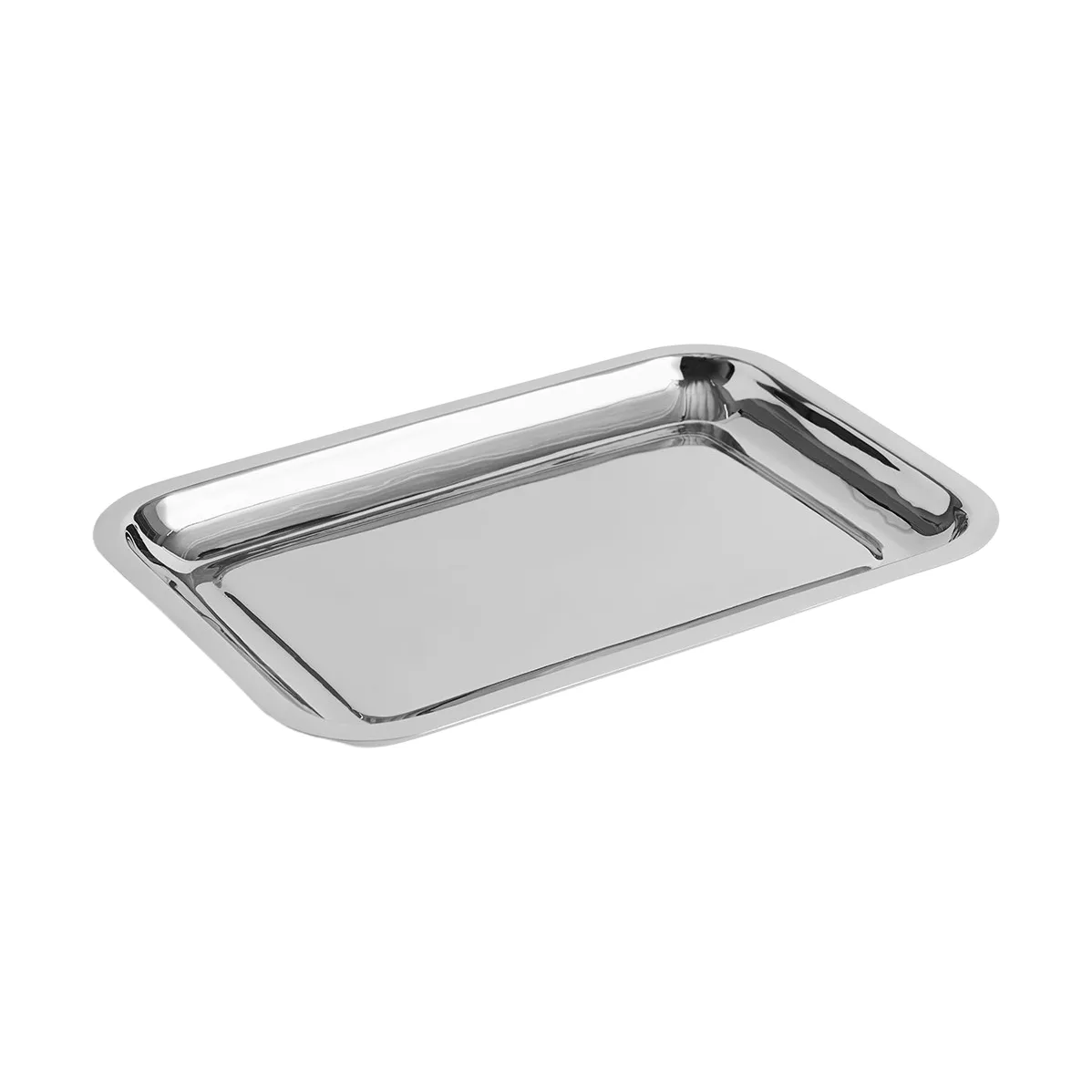 Essential Steel serveringsfad, Rustfrit stål, rektangulær, small HAY