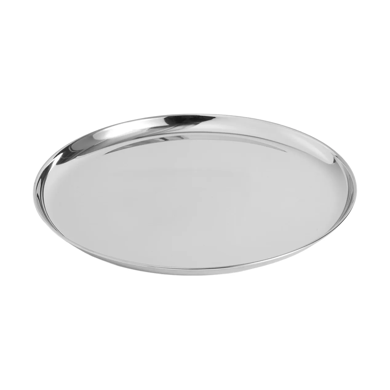 Essential Steel serveringsfad, Rustfrit stål, rund, medium HAY