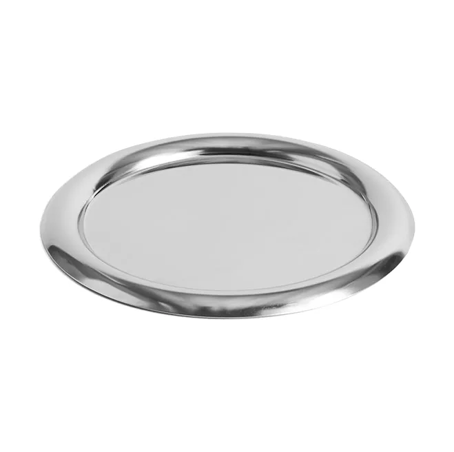 Essential Steel serveringsfad - Rustfrit stål, rund, small - HAY