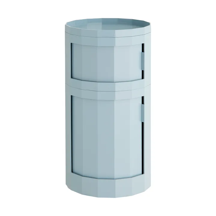 Facet Cabinet 110 sidebord - Misty blue - HAY