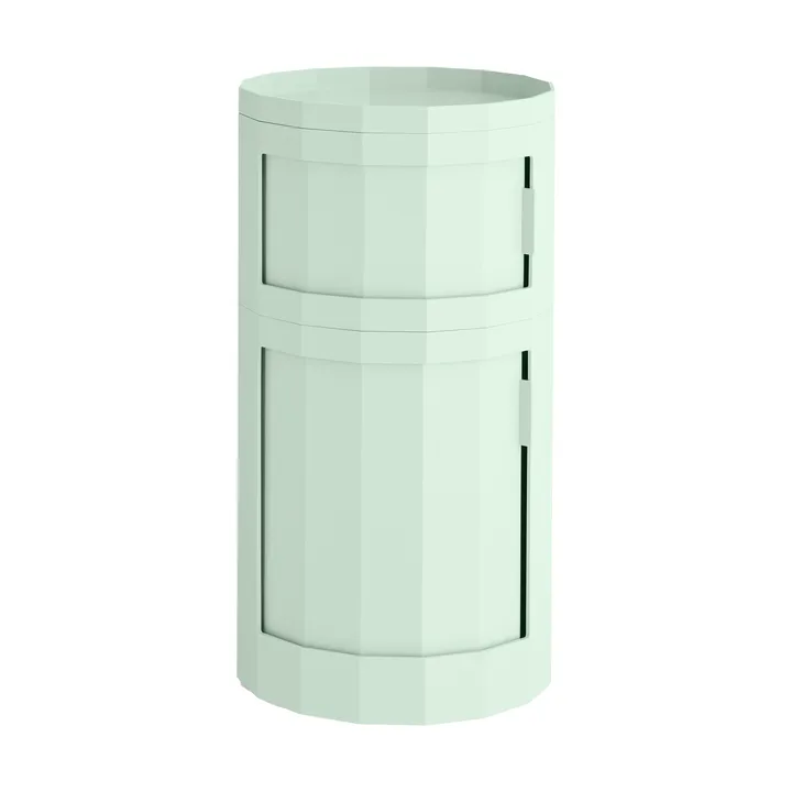Facet Cabinet 110 sidebord - Soft mint - HAY